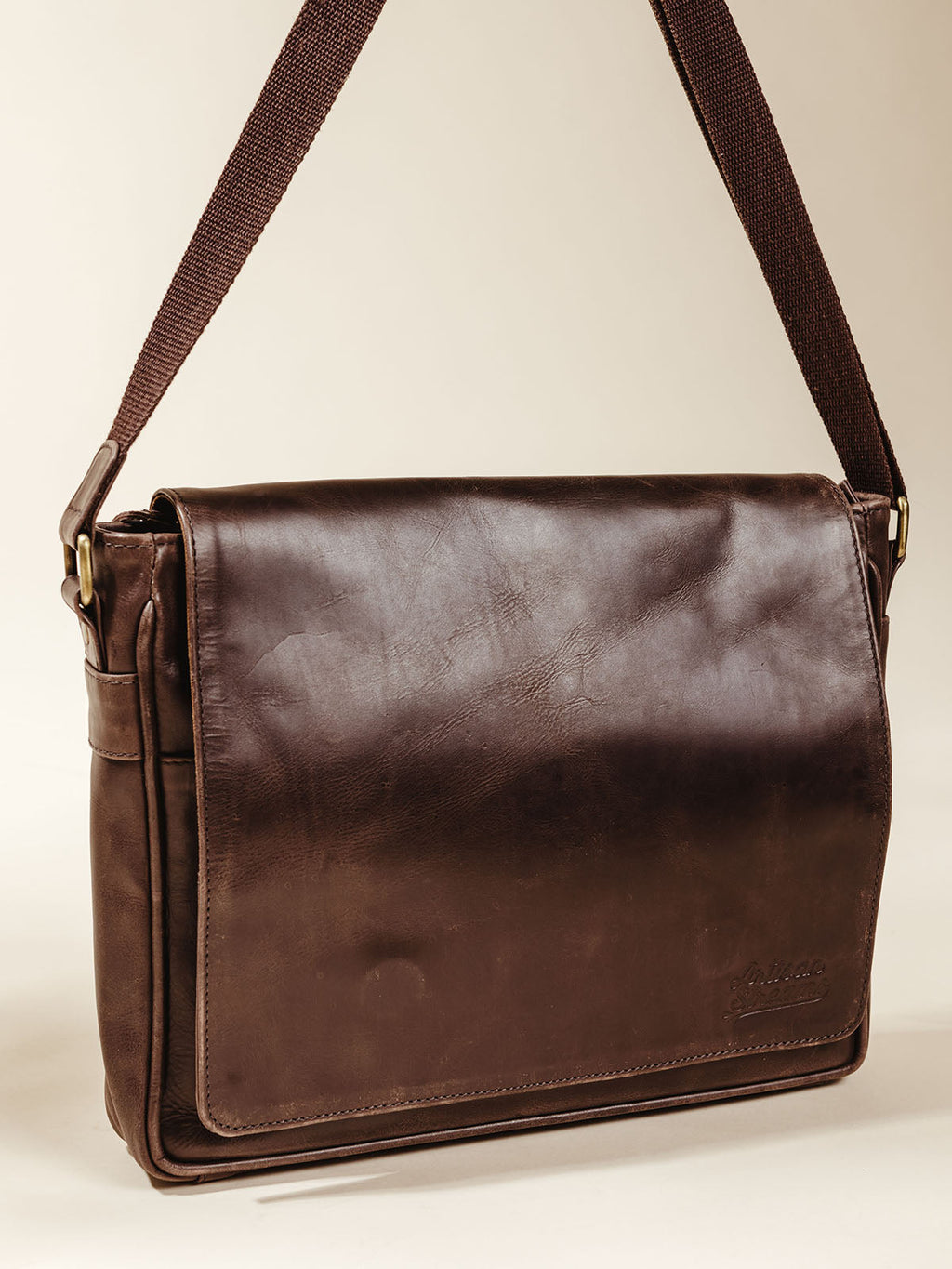 Leather Farmaan Satchel