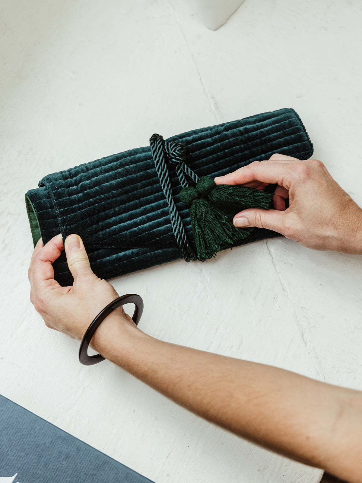 Emerald Travel Jewelry Organizer