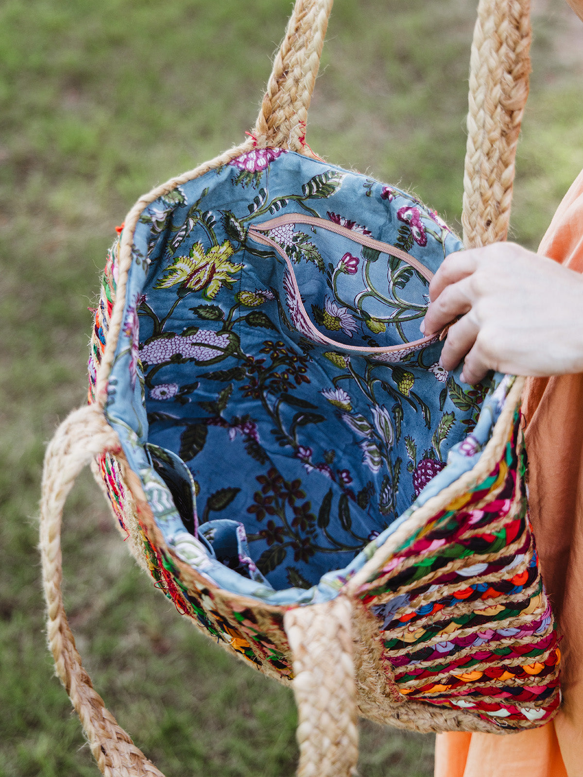 Leela Jute Tote Bag
