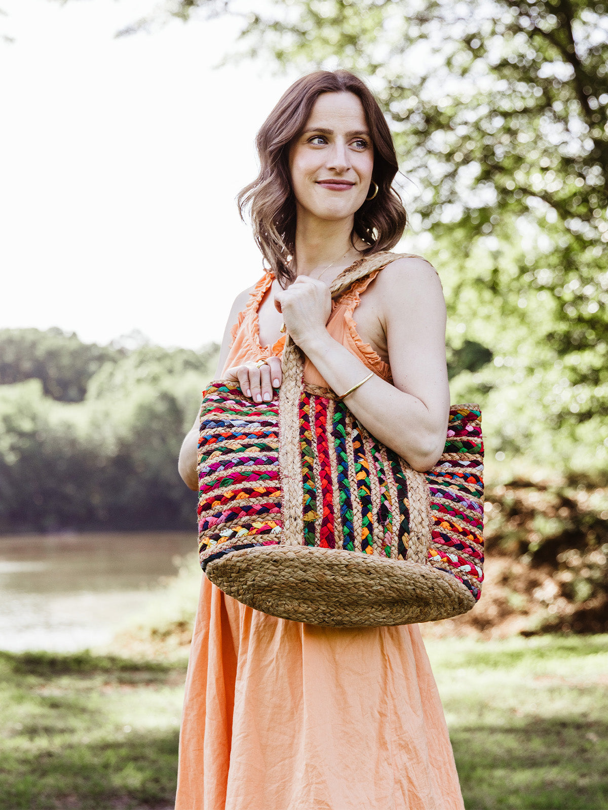 Leela Jute Tote Bag